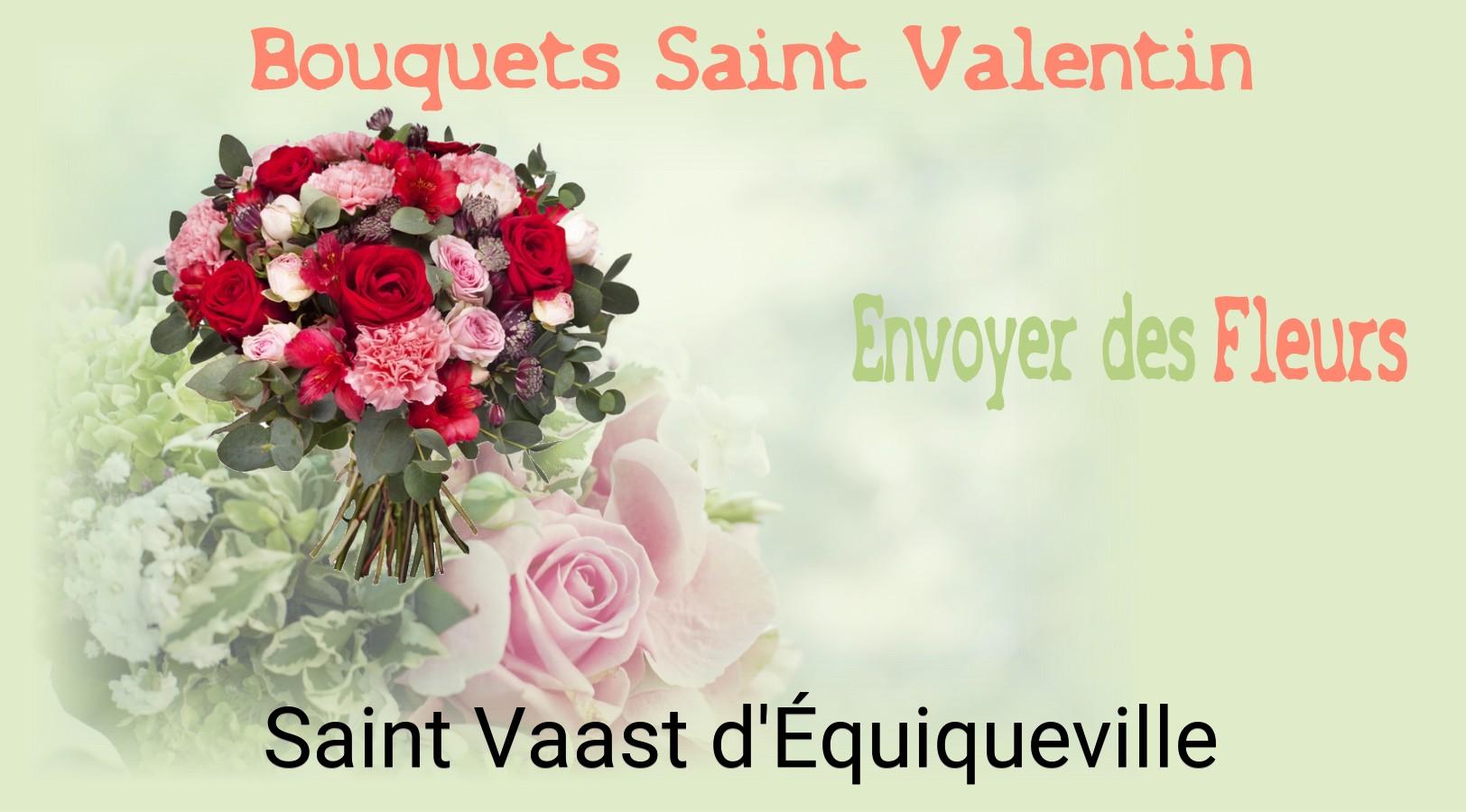 Roses de Saint-Valentin livrées à Saint-Vaast-d'Équiqueville